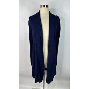White House Black Market Knit Long Sleeve Open Cardigan